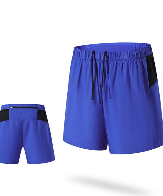 Men's Sports And Fitness Breathable Quick-Drying Anti-Glare Double-Layer Shorts
