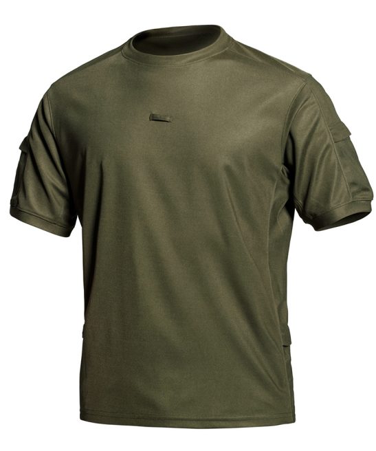 Men's Breathable Short-Sleeved Crew Neck Top For Outdoor Sports