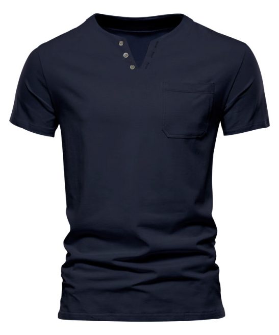 Men's Athletic Stretch V-Tie Pocket T-Shirt