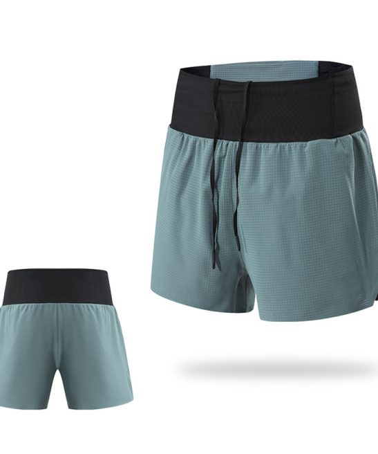 Men's Sports Quick-Drying Multi-Function Pocket Double-Layer Shorts