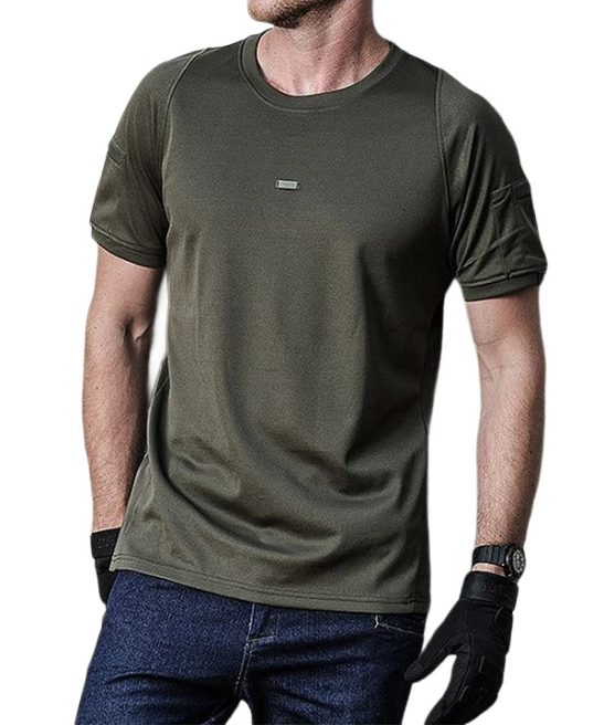 Men's Outdoor Training Sports Quick-Drying Short-Sleeved T-Shirt